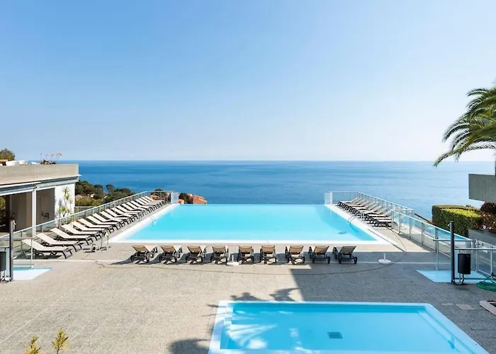 Vue Mer Incroyable Aux Portes De Monaco
